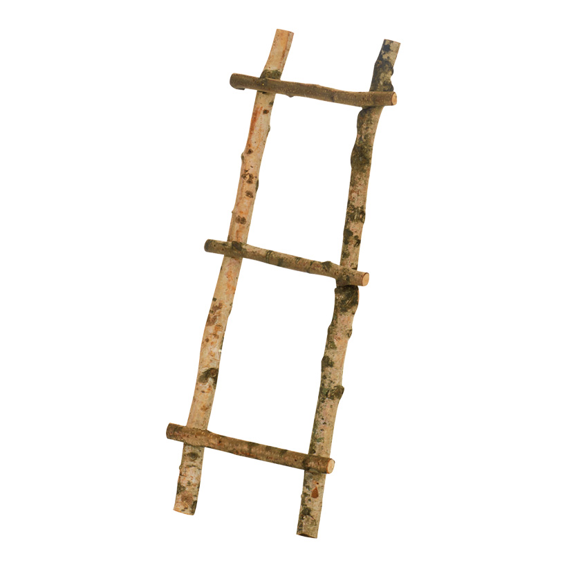 Ladder made of birch branches 80x30cm natural material, only for decoration purposes