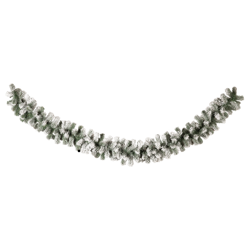 Noble fir garland, 270cm Ø 25cm snowed, with 200 tips