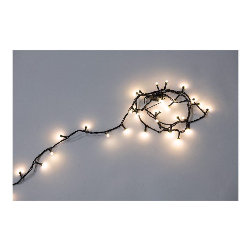 Lichterkette 180 LEDs, Ø8mm, 900cm IP44 Stecker für außen, 4x koppelbar, 8 Progr. m. Memoryfunktion, 5m Zuleitung, 2-farbige LEDs, Kabelfarbe: grün