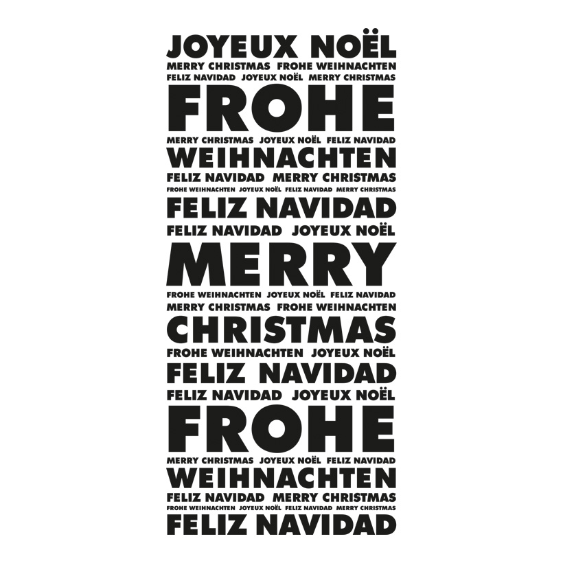 Banner Christmas Greetings, 80x200cm fabric