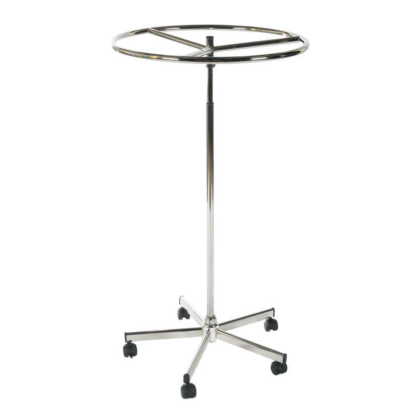 # Circular rack, Ø 70cm, 125-200cm, height adjustable, metal