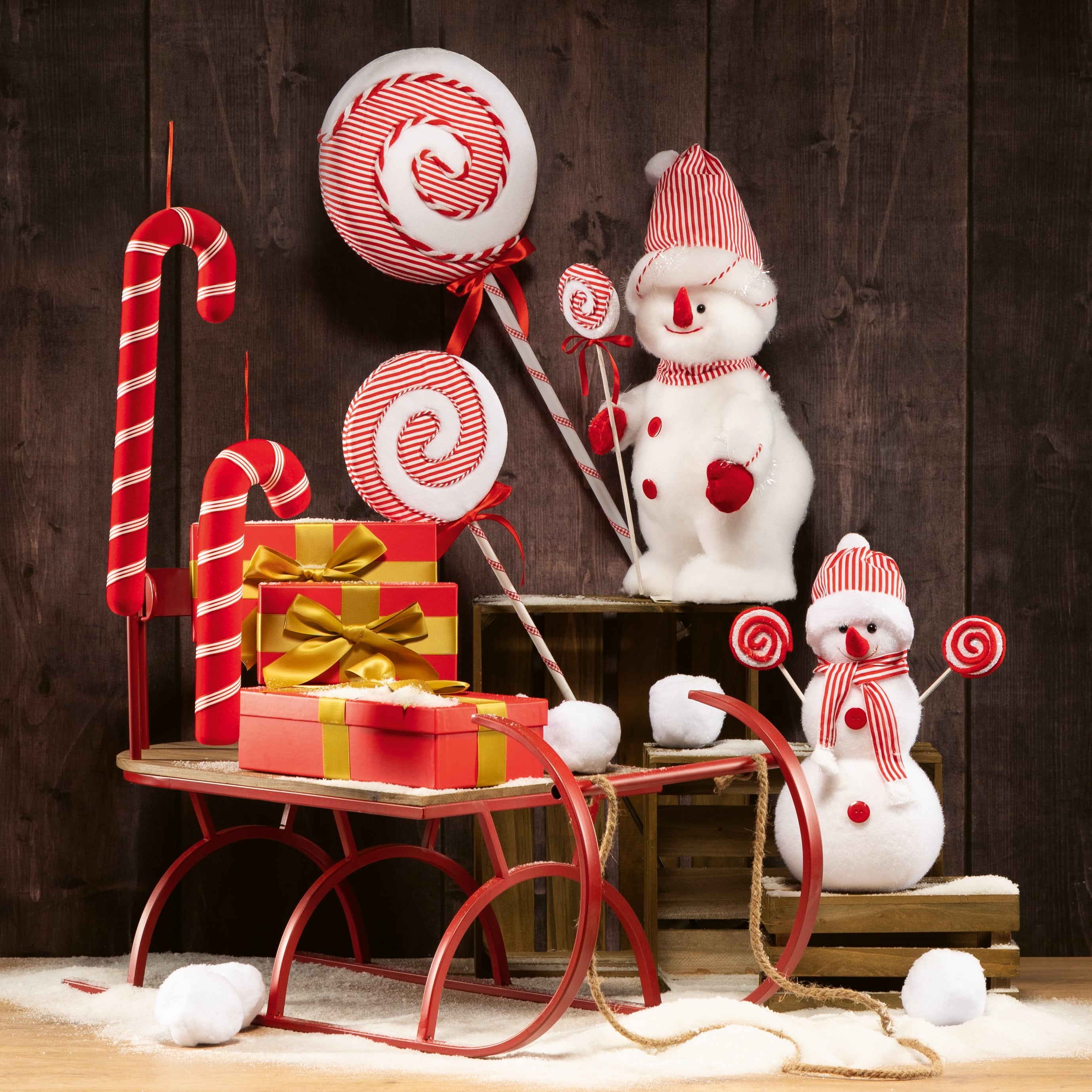 Schneemänner und Lutscher