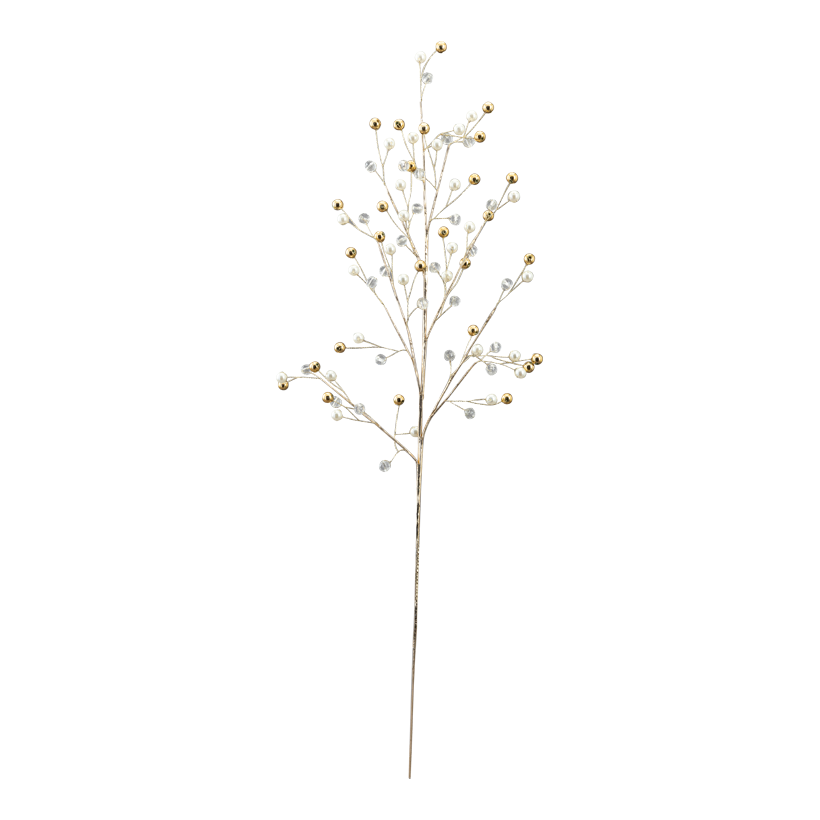 Branche de perles, 78cm Stiel: 34cm en plastique, flexible