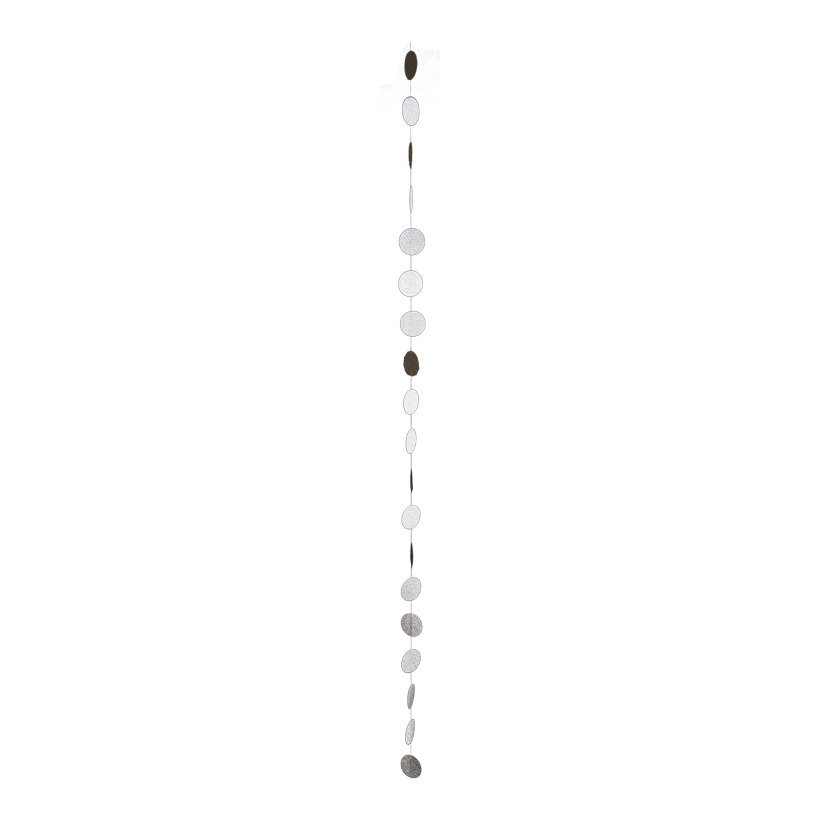 Guirlande de papier, 280cm Ø6,5cm 30 éléments, brillant / mix glitter