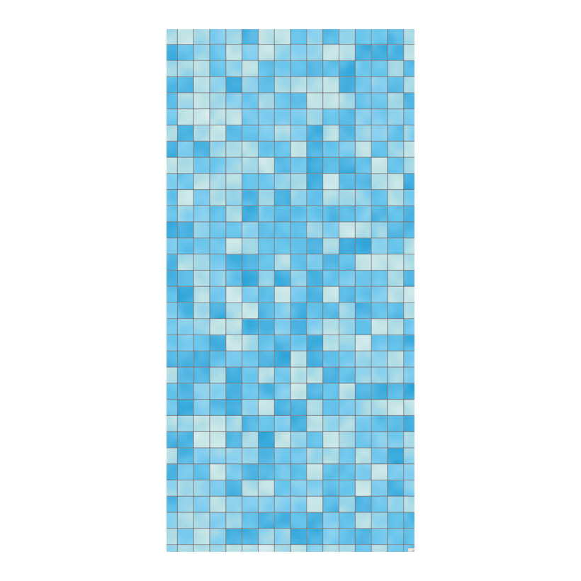 Motif imprimé tuiles pour piscine, 80x200cm tissu