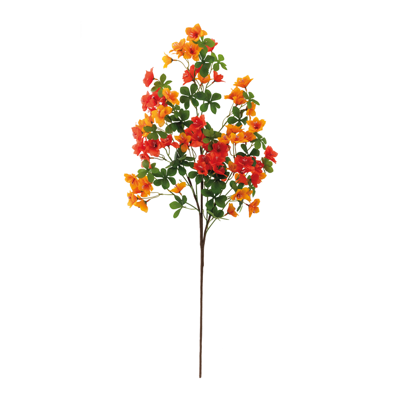 Azalea twig, 90cm Stiel: 36cm out of plastic/artifcial silk, flexible