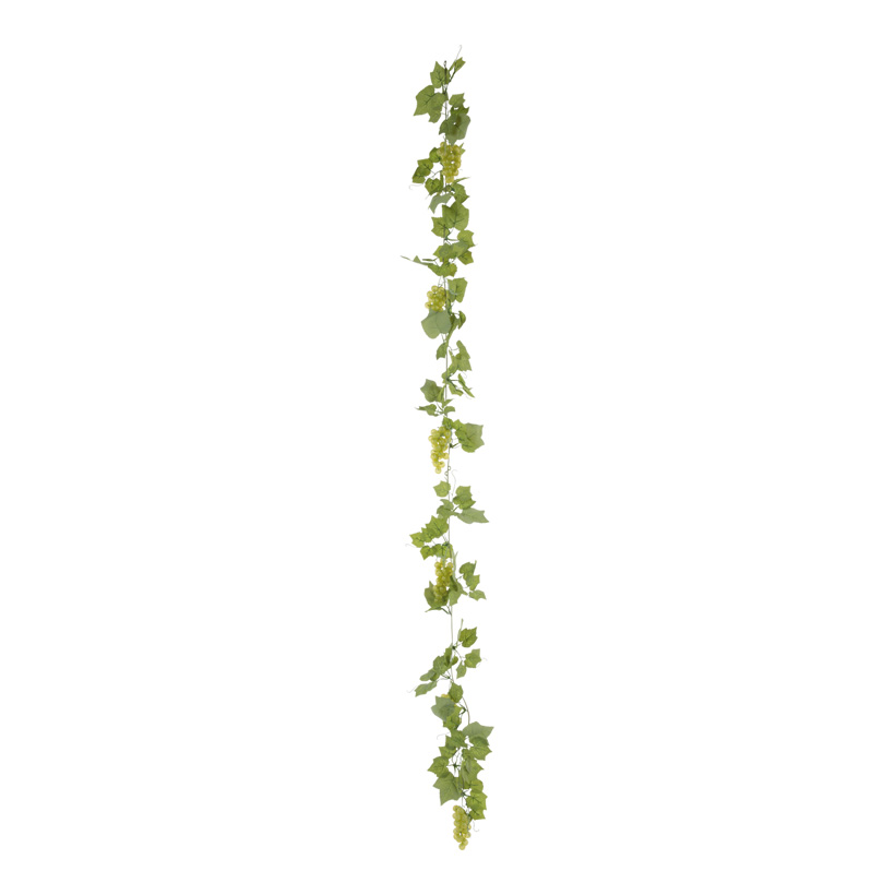 Garland with grapes, 180cm, 6-fold, artificial silk