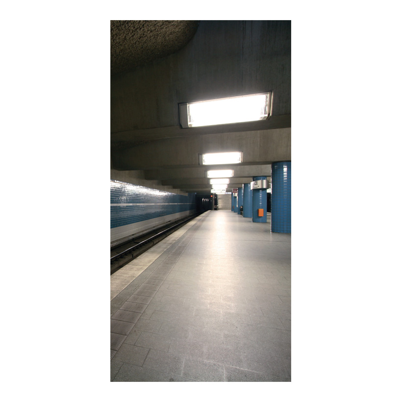 # Motivdruck "U-Bahn", 180x90cm Stoff