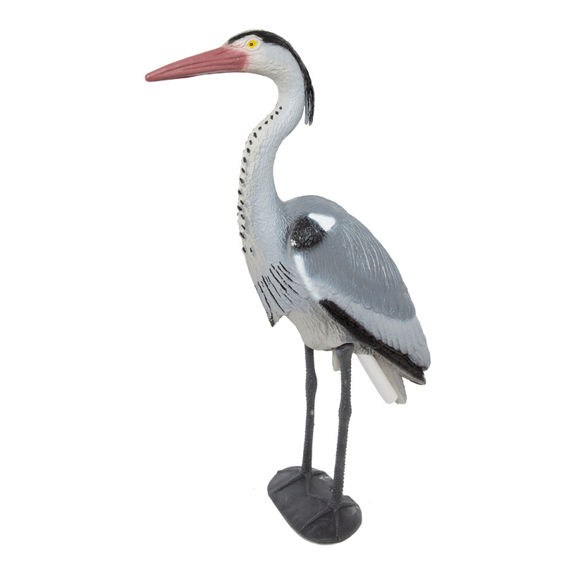 Heron, standing, 71x14x70cm, plastic