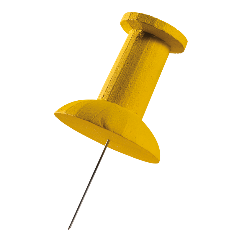 # Pinnadel, 35cm unten: Ø 11cm, oben: Ø 17,5cm aus Styropor/Metall