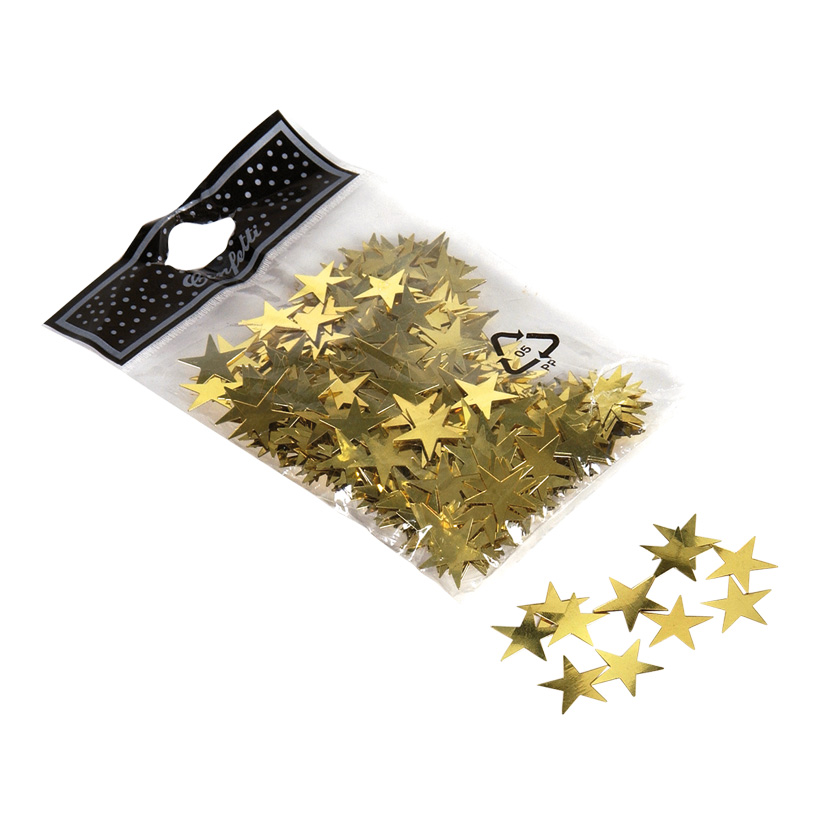 Foil stars, 15mm for scattering, 30 g, in bag