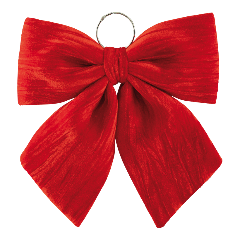 Noeud 37x34cm en velours, ‡ suspendre