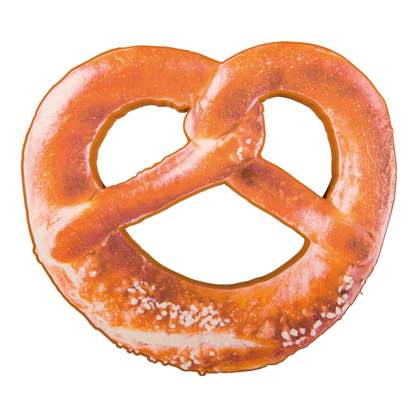 Pretzel, 56x48x5cm out of styrofoam, double-sided, with suspension eye