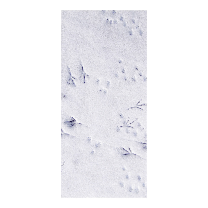 # Motivdruck "Spuren im Schnee", 180x90cm Papier