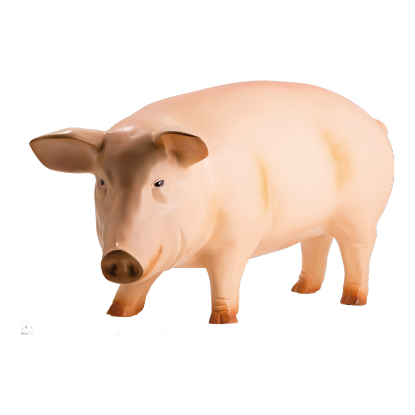 # Schwein, 90x40cm, Kunstharz