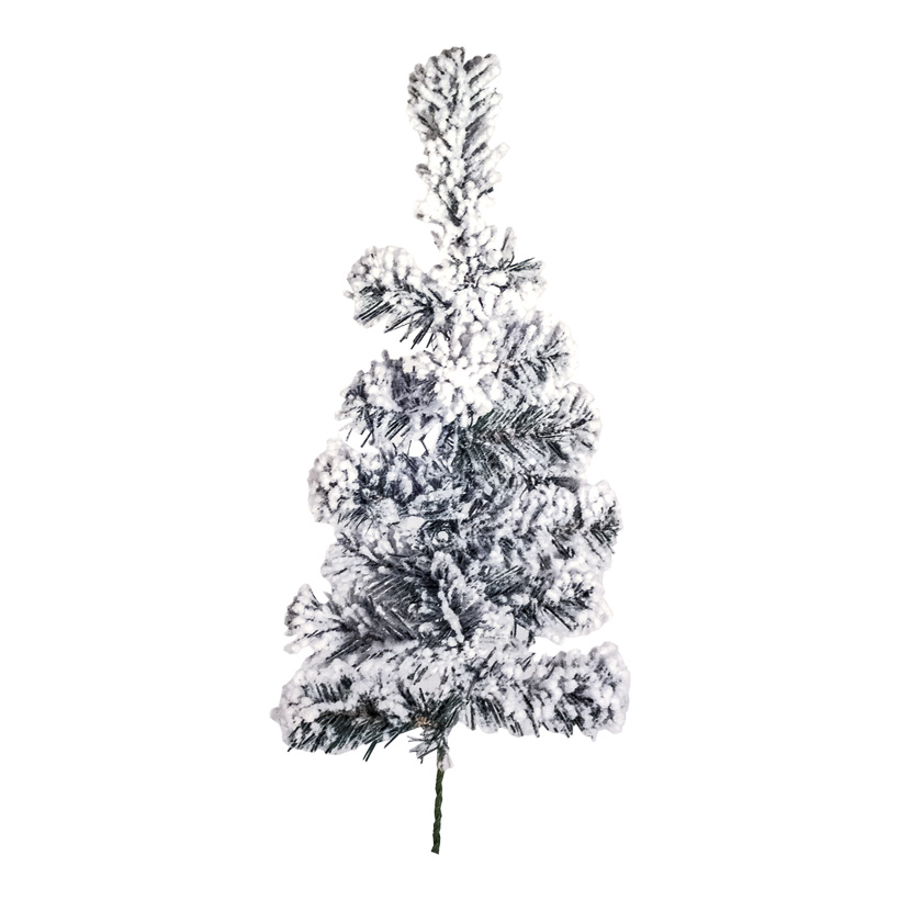 Noble fir twig, 60cm 16 tips, snowed
