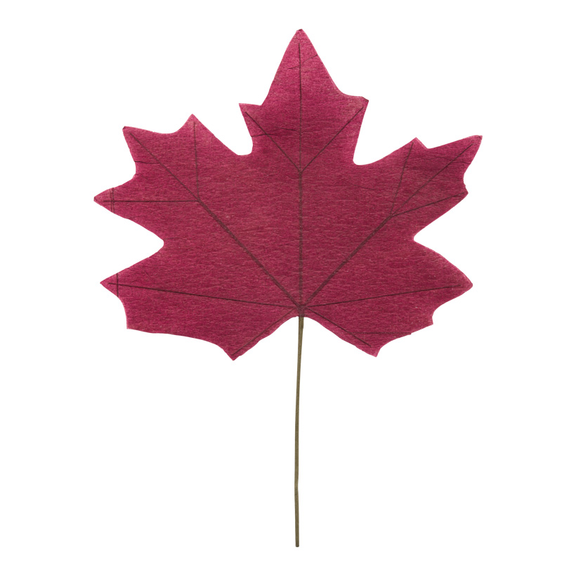 Maple leaf, 50x40cm Blattgröße: 33x40cm, Stiel: 23cm out of paper