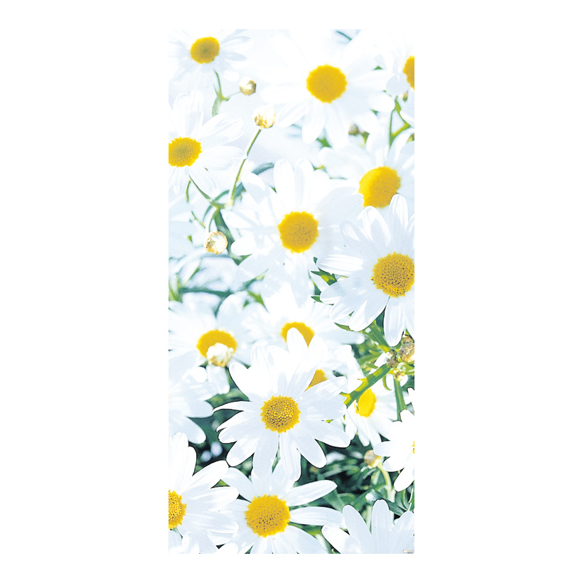 Banner Camomile flowers, 80x200cm made of paper