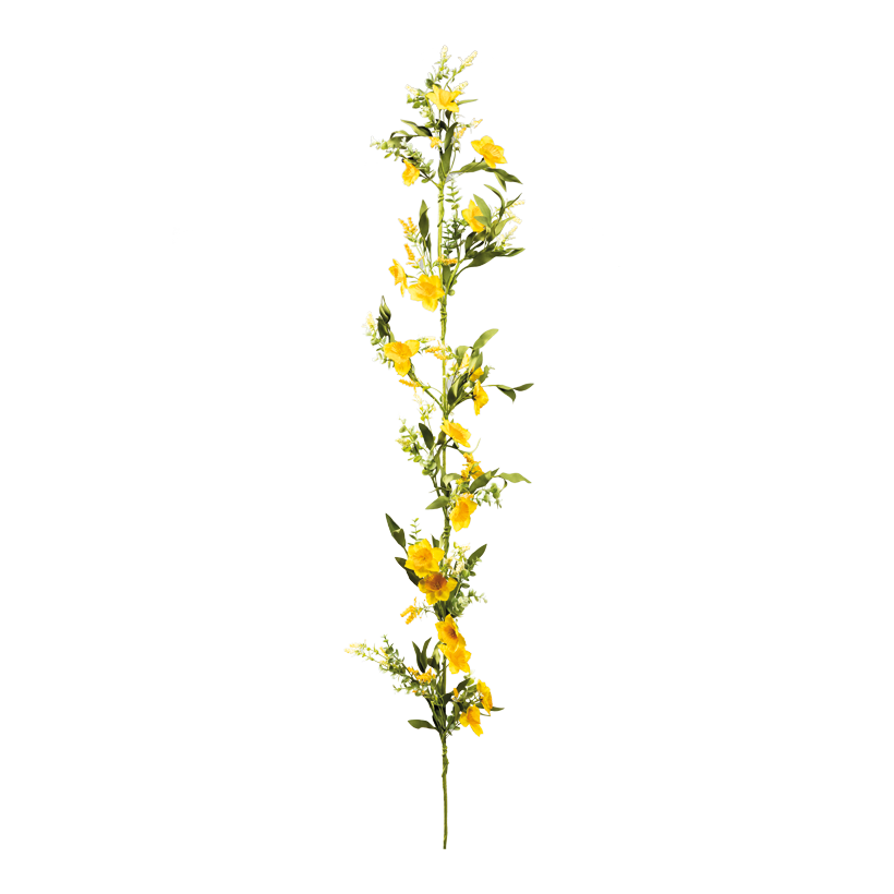 Daffodil garland, 150cm out of plastic/artifcial silk