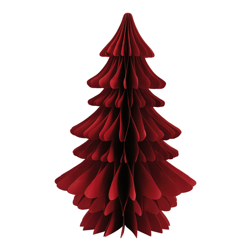 Tannenbaum, 40cm aus Pappe, selbststehend, faltbar, mit Magnetverschluss