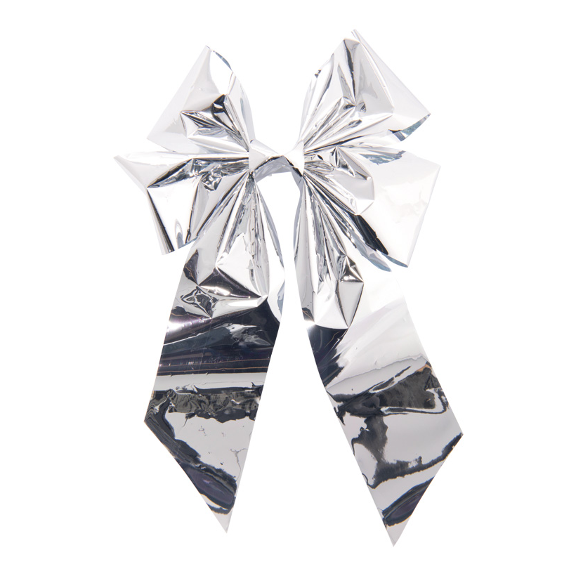 Foil bow, 30x22cm with 4 loops, made of pvc-foil