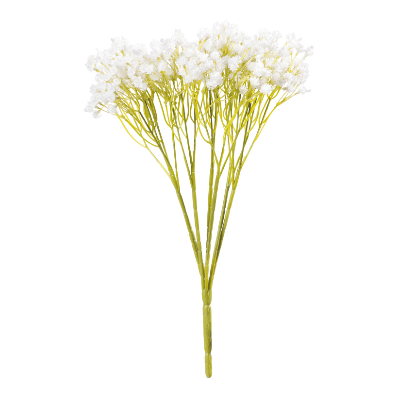 Babybreath bundle, 39cm Stiel: 7,5cm 7-fold, out of plastic, flexible