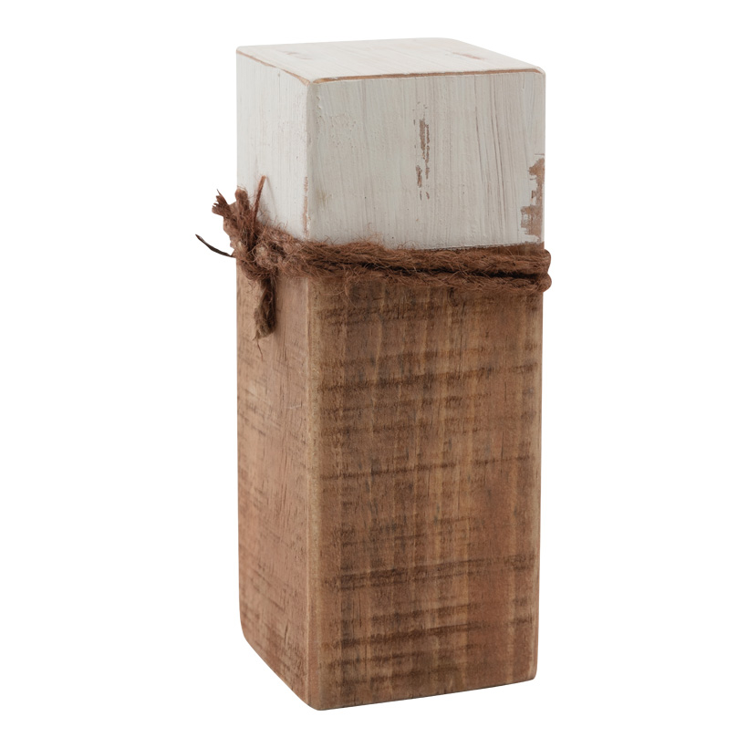 Poller im Set, 20x8cm 2 Stk. aus Tannenholz