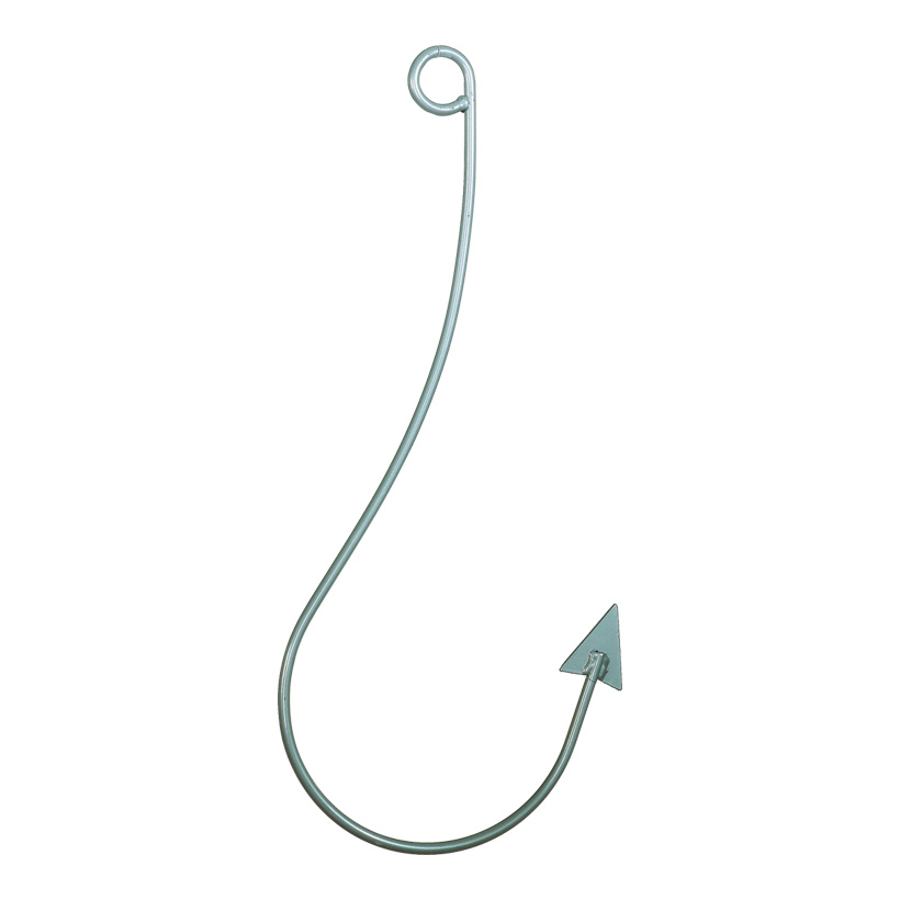 # Angelhaken mit Öse, 50cm, Metall