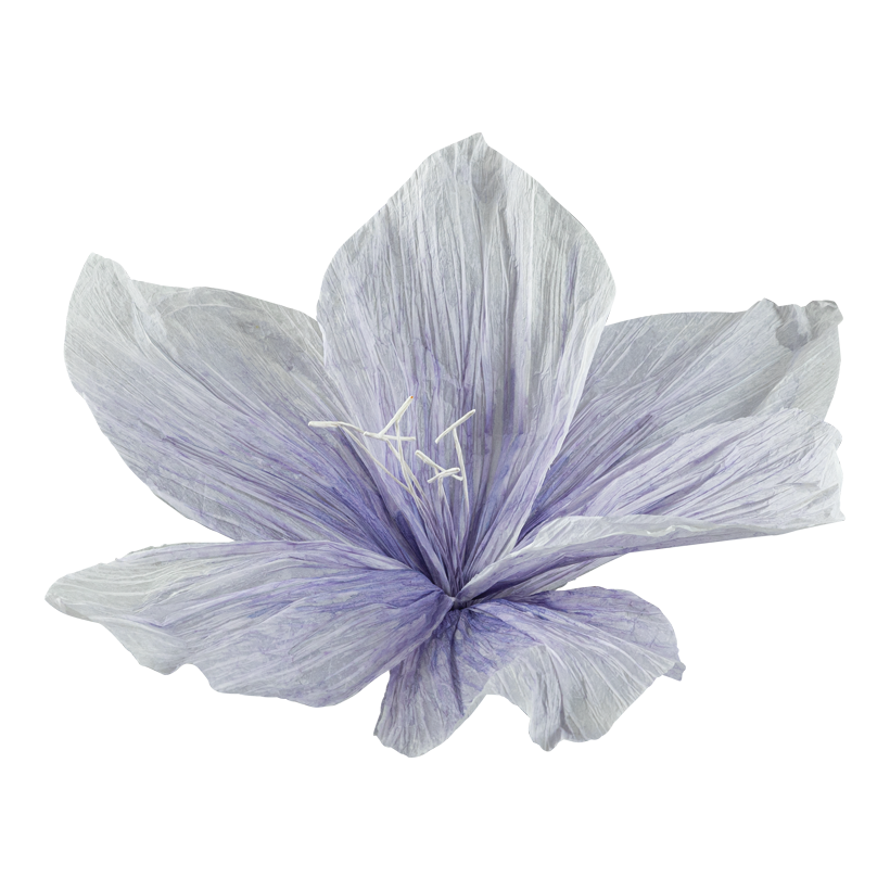 Flower head, Ø 60cm Stiel: 5cm out of paper, with short stem, flexible