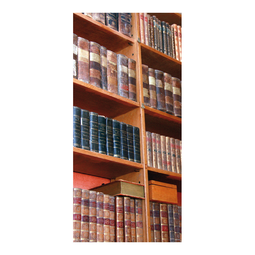 # Motivdruck  "Bücher" 180x90cm Papier