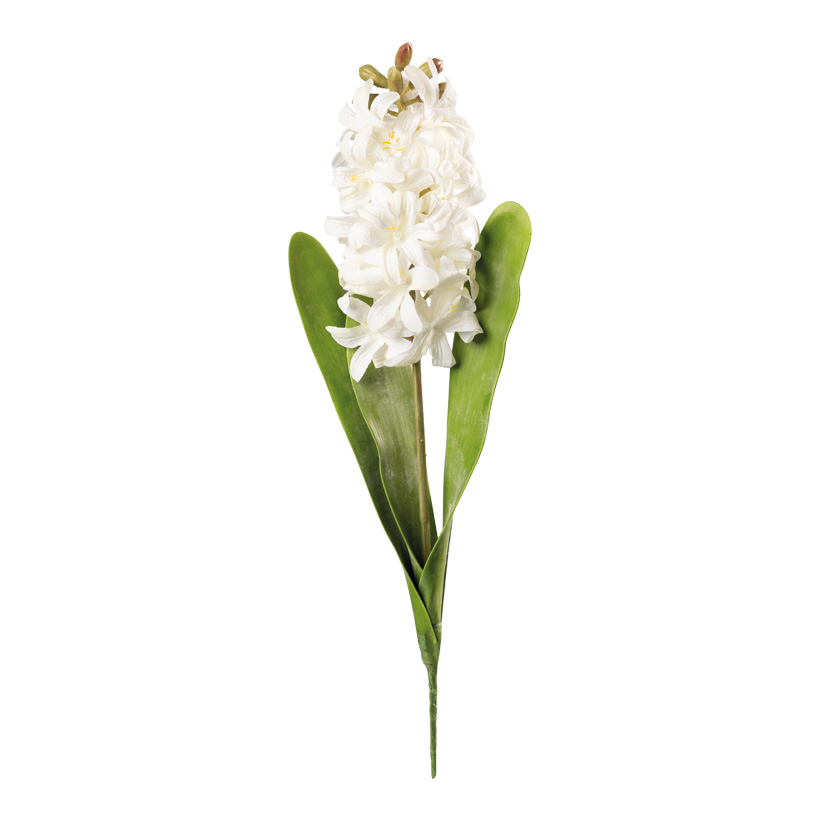 Hyacinth on stem, 43cm Ø8cm out of artificial silk/ plastic, flexible