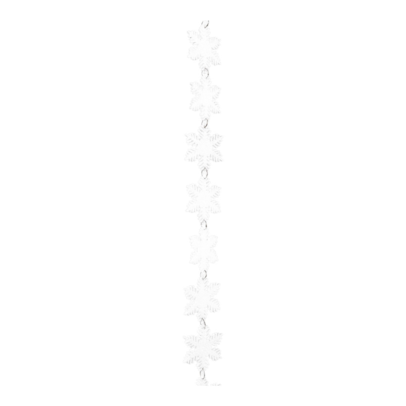 Snow crystal chain, 180cm, plastic