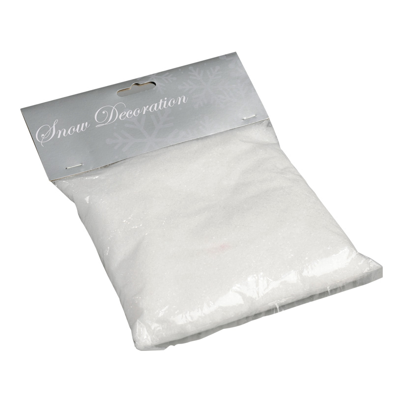 Artificial snow, 100g bag, very fine, plastic, to scatter, for 0,175m²