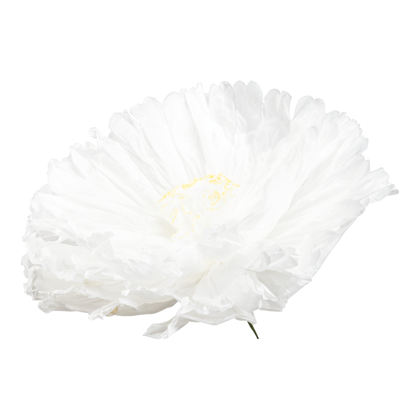 Flower with short stem, _ 60cm Stiel: 16cm out of paper, flexible