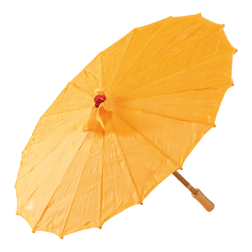 Parasol, Ø 56cm en nylon/bambou, pour l'intérieur & l'extérieur