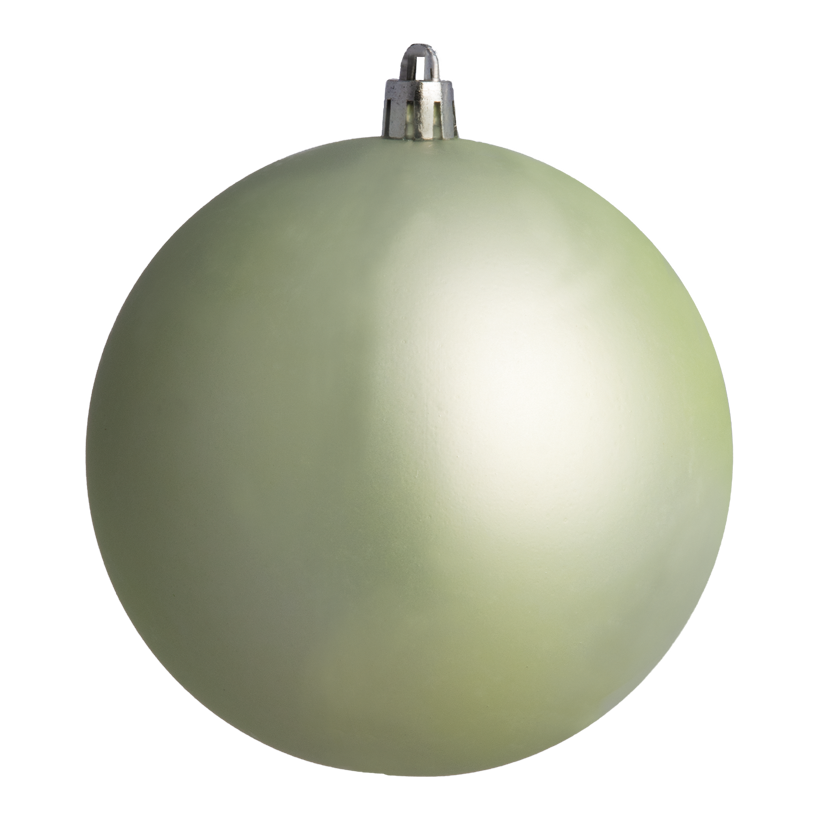 Weihnachtskugel, mint matt, Ø 8cm, 6 St./Beutel