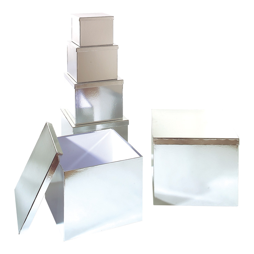 XXL Kartonagen, 25x25x20cm - 50x50x40cm, 6tlg., quadratisch