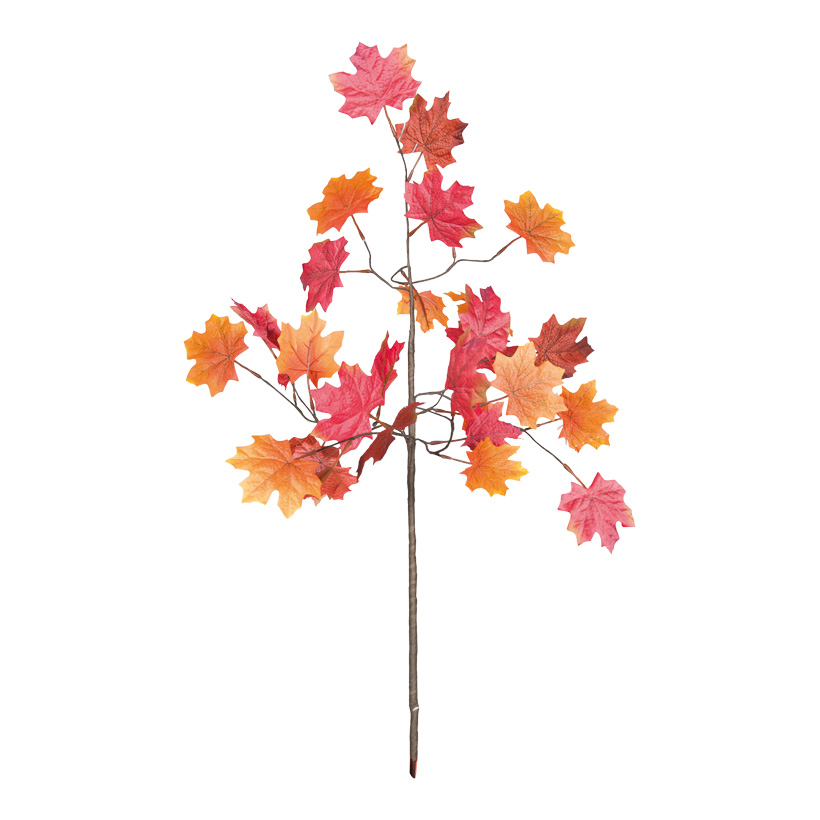 Branche de feuille d'érable, 90cm Stiel: 35cm en soie artificielle/plastique