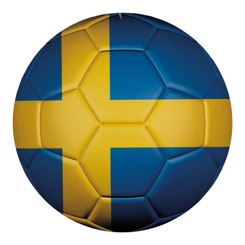 # Fußball, Ø 30cm aus Kunststoff, doppelseitig bedruckt, flach