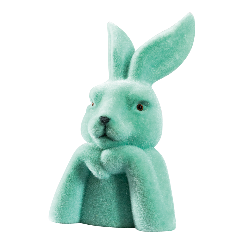 Hase, 40x24cm aus Styropor, beflockt