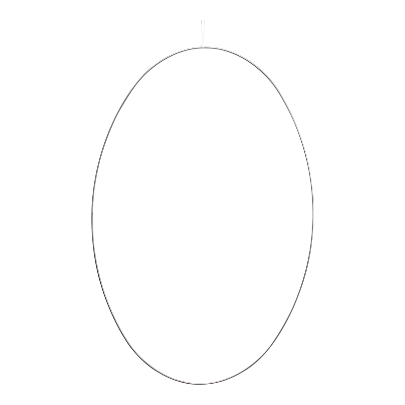 Metal egg, 90x70cm with eyelet to hang