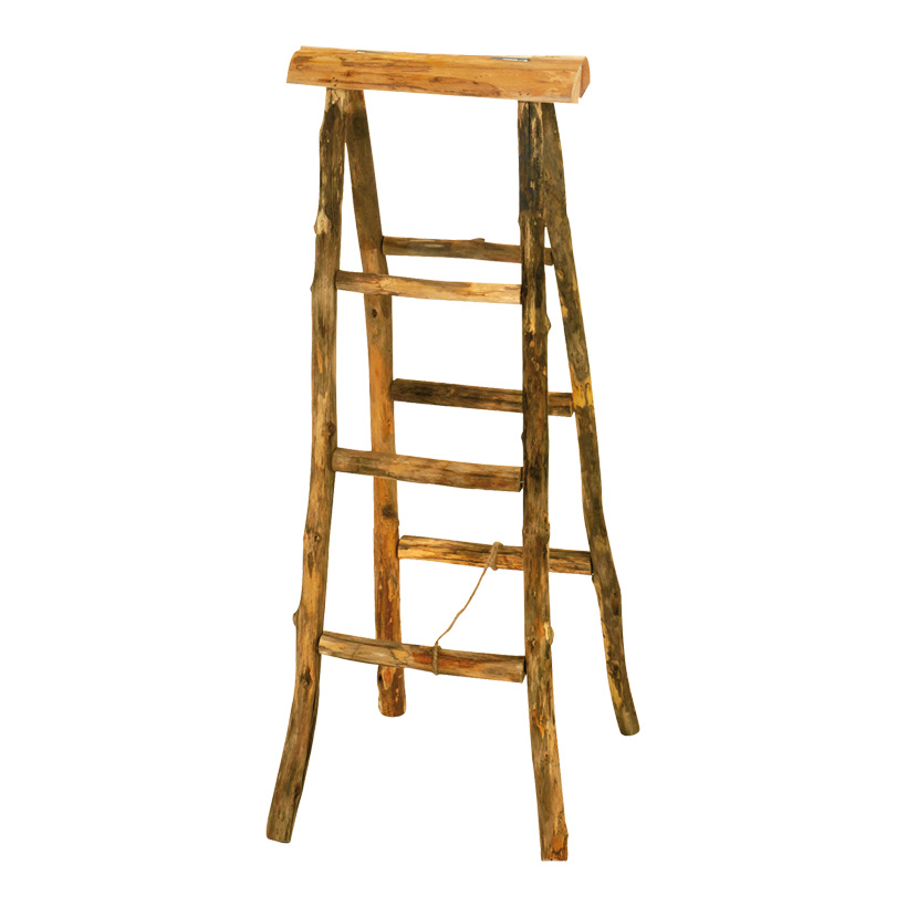 Ladder stand made of natural wood 70x30x48cm, only for decoration purposes