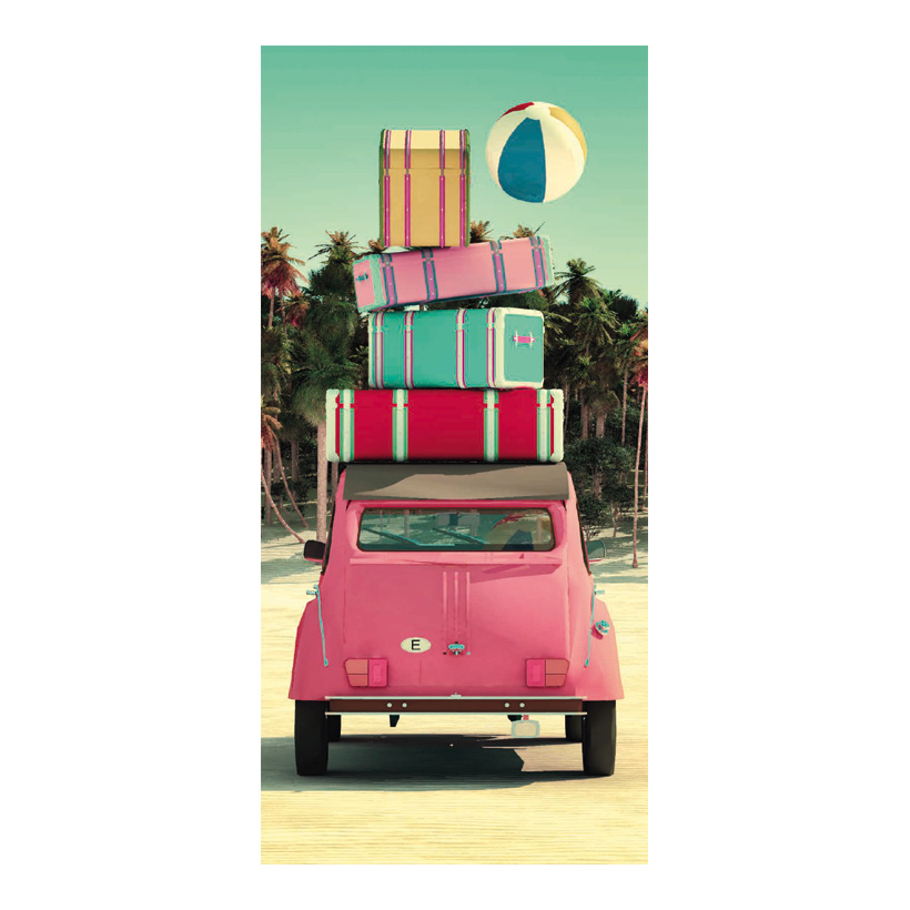 # Motivdruck "Hippie", 180x90cm Stoff