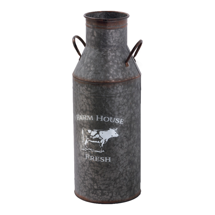 # Milk churn, 71x26cm made of iron sheet, with handles