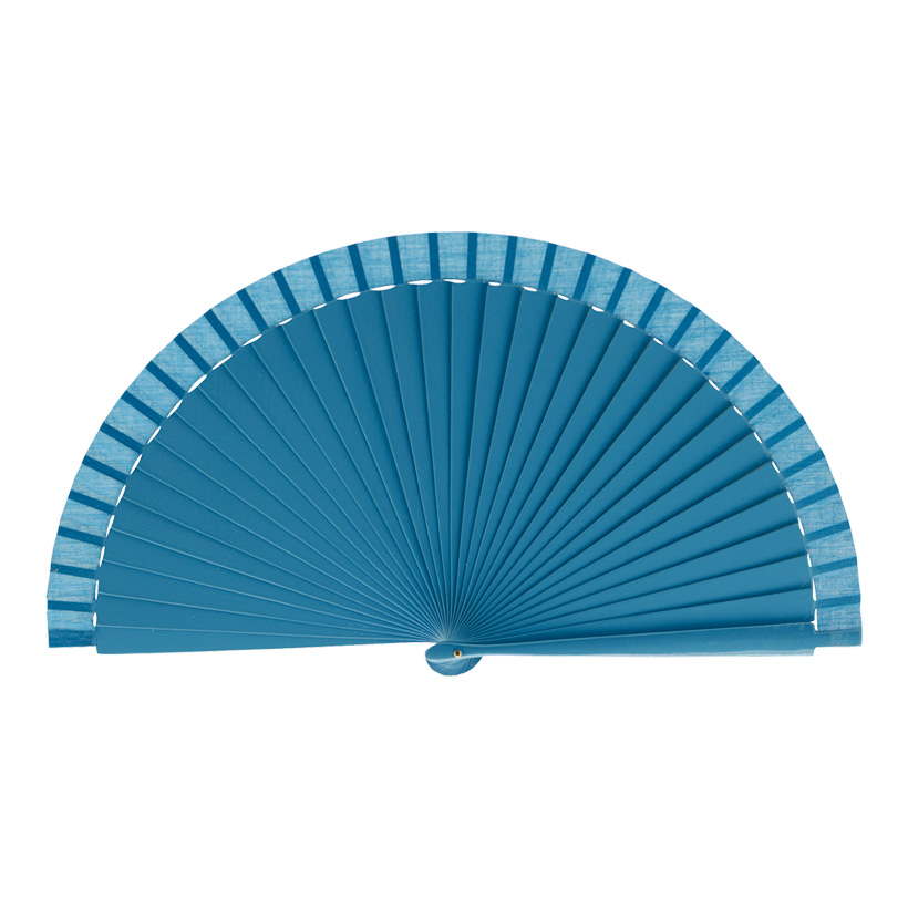 Fan, 40x23cm, paper, wood