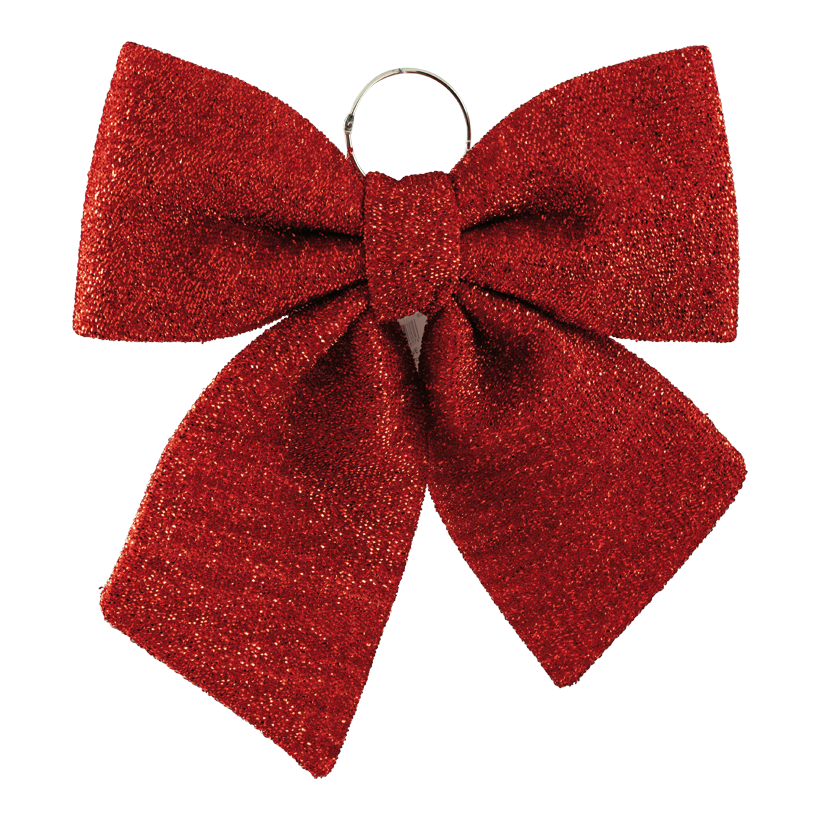 Noeud 37x34cm en tissu, scintillant, ‡ suspendre