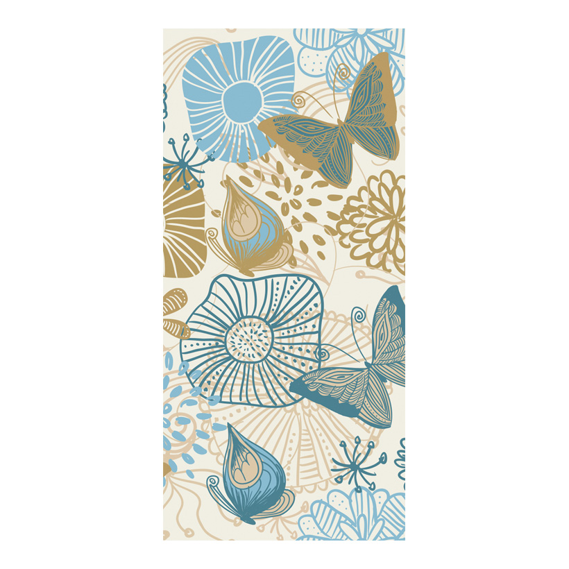 # Motivdruck "Retro Blumen", 80x200cm Papier