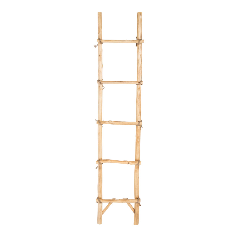 Wooden ladder, 180x40cm with 5 rungs