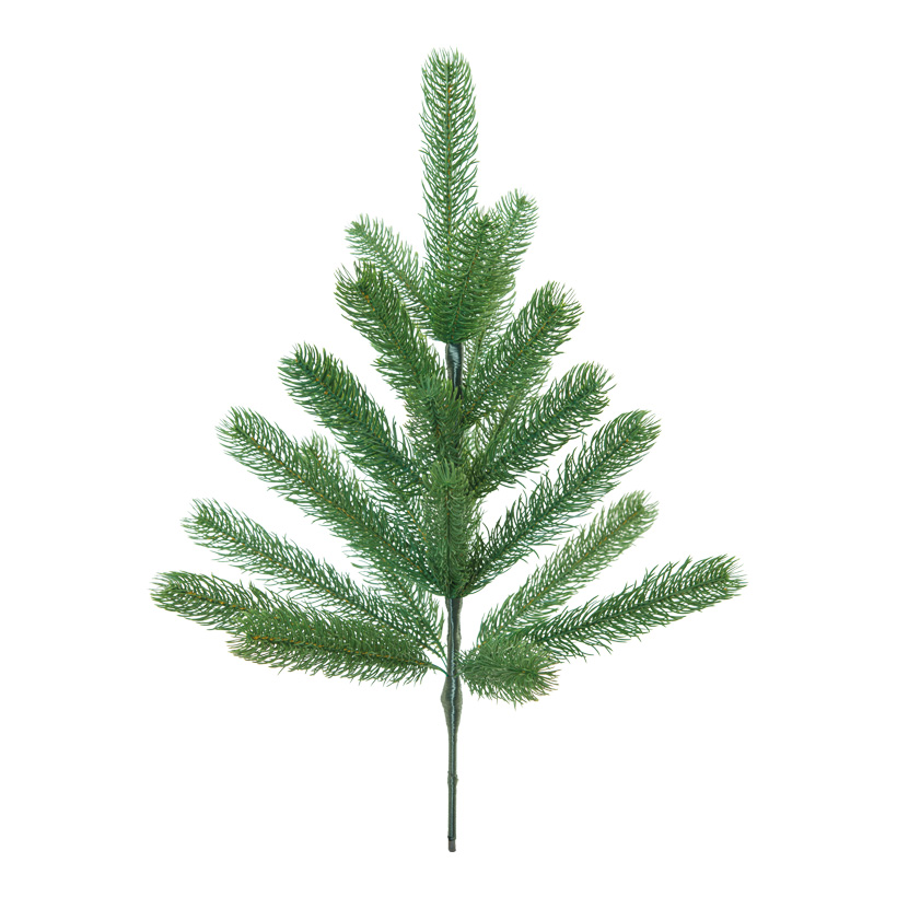 Noble fir twig, 60cm with 24 tips, for indoor, made of PE