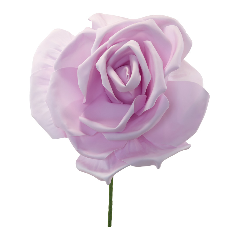 Rose flower head, Ø 50cm made of foam, with stem
